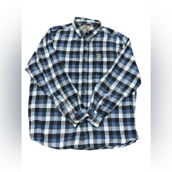 Realtree aid Flannel Button Down XL - Picture 1 of 4
